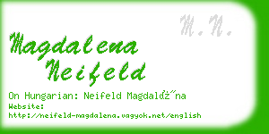 magdalena neifeld business card